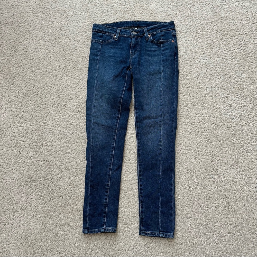 Women's Dark Blue Jeans